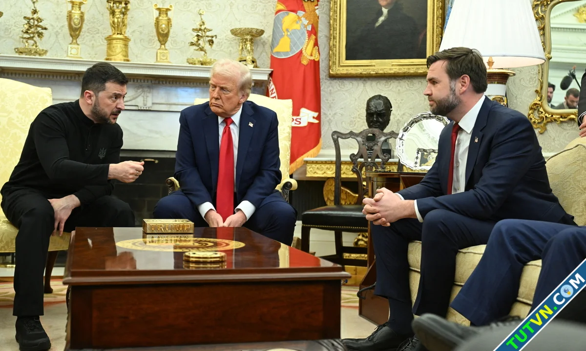10 phút khẩu chiến khiến cuộc gặp Trump Zelensky sụp đổ-1.webp