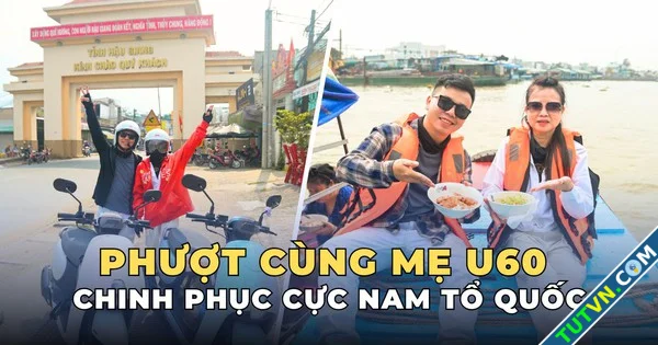 2 mẹ con phượt 8 tỉnh miền Tây bằng xe máy 039Muốn mẹ tận hưởng sau nhiều năm mưu sinh039-1.webp