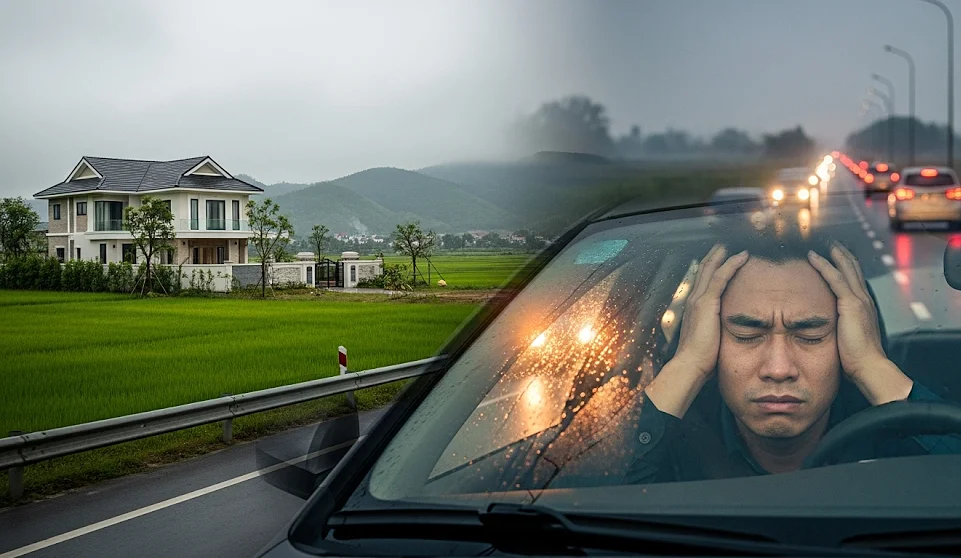 Ác mộng đi làm 120 km sau khi cầm 7 tỷ về quê xây biệt thự-1.webp