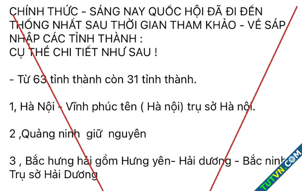 Bị phạt vì đăng tin sai sáp nhập tỉnh-1.webp