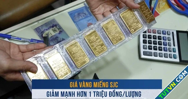 Biến động vàng ngày 1612 Giá vàng miếng SJC giảm mạnh hơn 1 triệu đồnglượng-1.webp