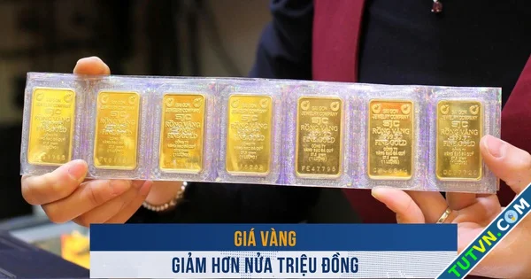 Biến động vàng ngày 2012 Giá vàng giảm hơn nửa triệu đồng sau một đêm-1.webp