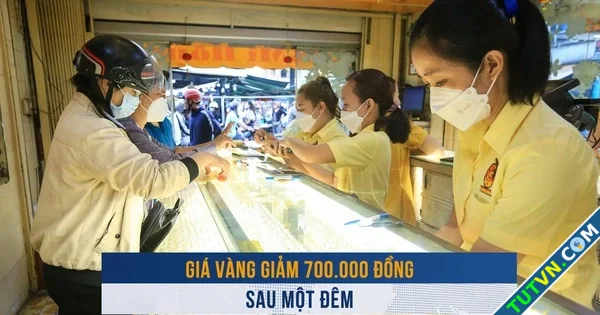 Biến động vàng ngày 612 Giá vàng giảm 700000 đồng sau một đêm-1.webp