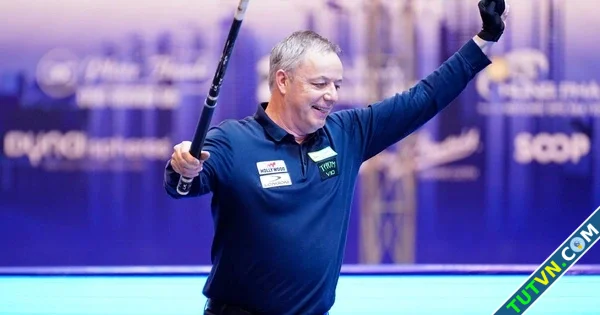 Billiards Dick Jaspers vô địch thuyết phục tại World Cup TPHCM 2025-1.webp