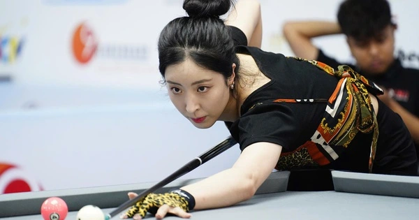 Billiards Người đẹp Hàn Quốc gây ấn tượng thắng cơ thủ nam tại TPHCM-1.webp