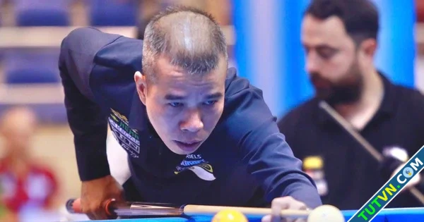 Billiards Trần Quyết Chiến bùng nổ chiếm nhất bảng cùng Bao Phương Vinh giành vé knockout-1.webp