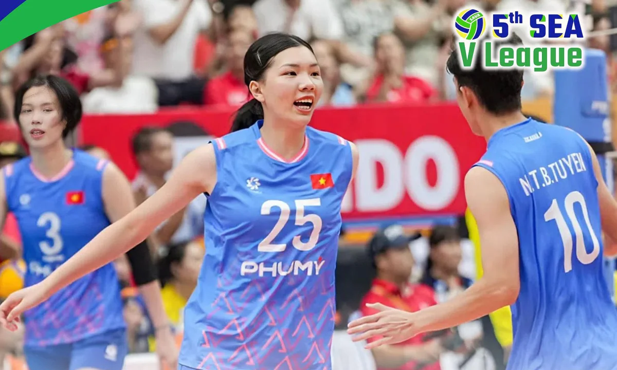 Bóng chuyền nữ Việt Nam thắng trận thứ hai ở SEA VLeague-1.webp