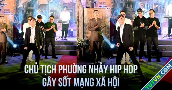 Chủ tịch phường ở Hà Nội nhảy hip hop khiến người dân reo hò-1.webp