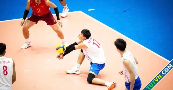 Dàn tay đập cao trên 2 m nhấn chìm đội tuyển nam bóng chuyền Việt Nam-1.webp