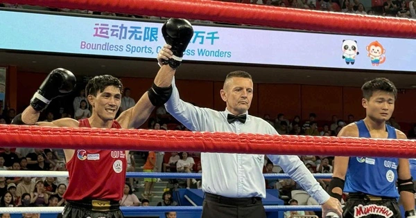 Đánh bại võ sĩ chủ nhà Trung Quốc Nguyễn Trần Duy Nhất vào bán kết World Games-1.webp