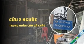 Quán cơm gà cháy tan hoang dù chưa kịp bật bếp