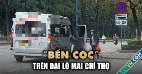 ‘Bến cóc’ xe khách thách thức quy định mọc lên ngay đại lộ Mai Chí Thọ