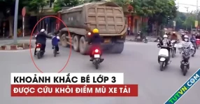 Lời kể người kéo bé trai thoát hiểm trước điểm mù xe tải: &#039;Thấy nguy hiểm là đến cứu&#039;