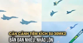 Người dân Hà Nội chiêm ngưỡng Su-30MK2 bắn đạn nhiễu, nhào lộn trên bầu trời