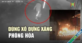 Khoảnh khắc trước vụ cháy quán hát cho nhau nghe: Nghi phạm dùng xô đựng xăng phóng hỏa