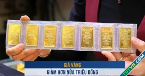 Biến động vàng ngày 20.12: Giá vàng giảm hơn nửa triệu đồng sau một đêm