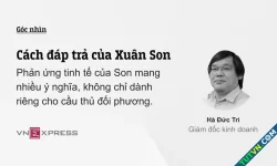 Cách đáp trả của Xuân Son