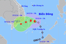 Áp thấp nhiệt đới mạnh lên thành bão