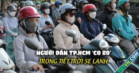 Trời trở lạnh ngày đầu tuần tại TP.HCM, người dân ngạc nhiên khi: ‘lạnh quéo người’