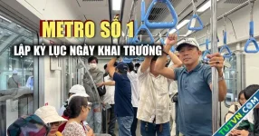 Metro số 1 ngày khai trương: Lập kỷ lục lượng khách gấp 5,5 lần dự kiến