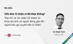 Tiền đem từ thiện có đòi được không?