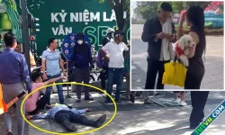 Nỗi lo bảo vệ phố đi bộ Nguyễn Huệ 'đơn thương độc mã' ngăn người nuôi chó