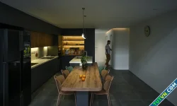 Nhà phố 100 m2 không có phòng khách