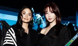 Thùy Tiên đọ sắc với Hoa hậu Pia Wurtzbach