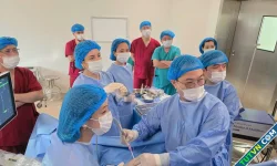 Hút dịch màng phổi cứu bào thai 24 tuần