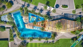Không gian mở phong cách Hàn tại Gem Park