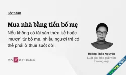 Mua nhà bằng tiền bố mẹ