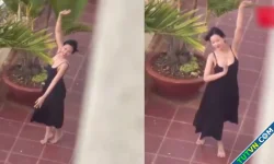 Cô hàng xóm quay Tik Tok khiến người dùng muốn 'đổi nhà' vì nhan sắc