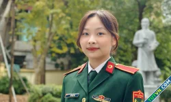 Nữ sinh duy nhất là gương mặt trẻ tiêu biểu toàn quân