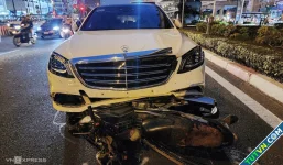 Nữ tài xế ôtô tông 10 xe máy ở Thủ Đức 'có nồng độ cồn'