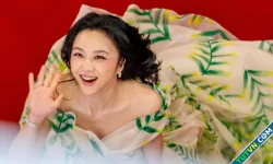 Thang Duy mặc đầm 'lá liễu ngày xuân'