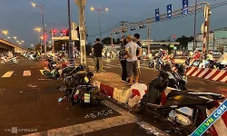 Cô gái trong vụ ôtô tông 10 xe máy đã tử vong