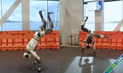 Robot hình người Mỹ trình diễn điệu nhảy đường phố