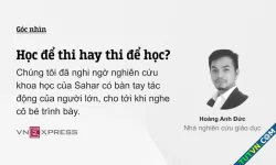 Học để thi hay thi để học?