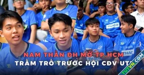 Nam thần Đại học Mở TP.HCM trầm trồ trước hội CĐV UTH