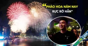 Lần đầu ngắm pháo hoa giữa trung tâm TP.HCM với vợ: &#039;Năm nay rực rỡ hơn hẳn&#039;