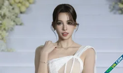 Tiểu Vy Trương Quỳnh Anh chưng diện ở show váy cưới-1.webp