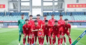 U16 Việt Nam hòa nghẹt thở chủ nhà Trung Quốc trong trận 039thủy chiến039 có 2 thẻ đỏ-1.webp