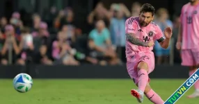 Messi thiết lập kỷ lục không tưởng Ghi cú đúp trận thứ 5 sút phạt siêu phẩm-1.webp