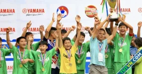 Thắng nghẹt thở SLNA U13 Nam Định lần đầu vô địch giải U13 quốc gia-1.webp