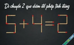 Di chuyển hai que diêm để có phép tính hoàn hảo-1.webp
