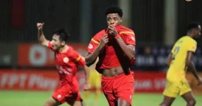 PVFCAND tạo sốc lớn song sát ngoại binh đánh bại SLNA Lời chào VLeague còn gì ngọt ngào hơn-1.webp