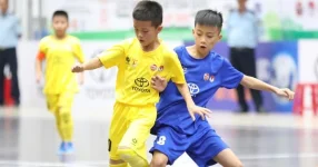 Xác định 2 cặp đấu bán kết giải U9 toàn quốc Hứa hẹn gay cấn-1.webp
