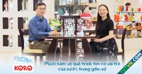 Chuyện của nước số 33: Mười năm và quá trình tìm ra vai trò của nước trong gốm sứ