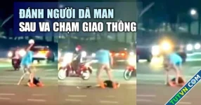 Đánh người dập não bằng mũ bảo hiểm sau va chạm giao thông