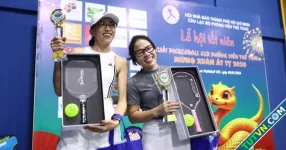 Vui hết cỡ với giải pickleball CLB phóng viên thể thao